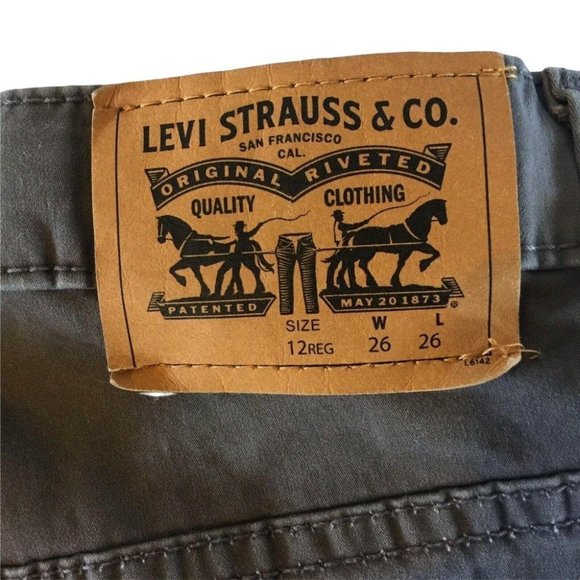 Levi's Other - Levi's Strauss & Co. Boy's Pants 511 Slim Size 12 REG W26 x L26 W66 cm 98%cotton
